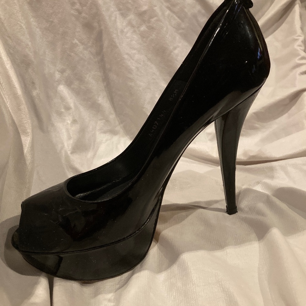 Stuart Weitzman Platform Peep Toe 8.5